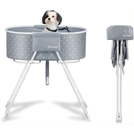 Portable Elevated Folding Dog Bath Tub